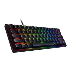 کیبورد ریزر مدل Huntsman Mini Red Switch به همراه ماوس بی سیم مخصوص بازی ریزر مدل Basilisk V3 X HyperSpeed و پایه خنک کننده لپ تاپ کول کلد مدل K39