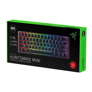 کیبورد ریزر مدل Huntsman Mini Red Switch به همراه ماوس بی سیم مخصوص بازی ریزر مدل Basilisk V3 X HyperSpeed و پایه خنک کننده لپ تاپ کول کلد مدل K39