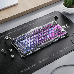 کیبورد مخصوص بازی گراوا استار مدل  Mercury K1 Pro Cyberpunk