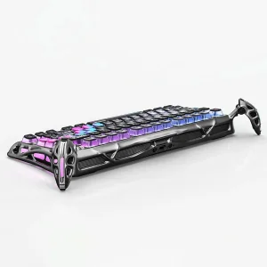 کیبورد مخصوص بازی گراوا استار مدل  Mercury K1 Pro Cyberpunk