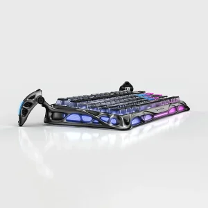 کیبورد مخصوص بازی گراوا استار مدل  Mercury K1 Pro Cyberpunk