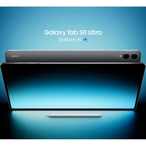 تبلت ۱۴.۶ اینچ سامسونگ مدل Galaxy Tab S11 Ultra ظرفیت 256 گیگابایت و رم 12 گیگابایت، قابلیت پشتیبانی از سیم کارت، رزولوشن دوربین ۱۳ مگاپیکسل، پشتیبانی از قلم و کیبورد