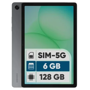 تبلت 11 اینچ سامسونگ مدل Galaxy Tab A11 Plus 5G، ظرفیت 128 گیگابایت و رم 6 گیگابایت، قابلیت پشتیبانی از سیم کارت، رزولوشن دوربین 8 مگاپیکسل
