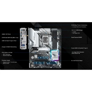 مادربرد ازراک مدل Z790 Pro RS WiFi