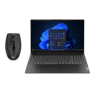 لپ‌تاپ 15.6 اینچی لنوو مدل V15 G6 ITN-N100-8GB DDR5 4800MHz-256GB SSD-TN به همراه ماوس بی سیم تسکو مدل TM 791W