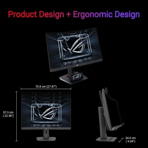 مانیتور خمیده گیمینگ ایسوس مدل ROG STRIX XG32WCMS سایز 32 اینچ