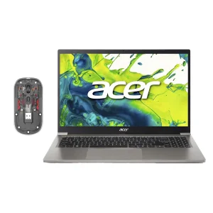 لپ تاپ 15.6 اینچی ایسر مدل Aspire Lite AL15-33P-3809-Core 3 N355-8GB DDR5 4800MHz-512GB SSD-IPS به همراه ماوس بی سیم تسکو مدل TM 780W