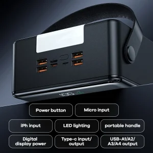 پاوربانک 27 وات ریمکس مدل FP-1 27W ظرفیت 100000 میلی آمپر ساعت