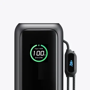 پاوربانک 100 وات انکر مدل A1695 ظرفیت 25000 میلی آمپر ساعت به همراه دو کابل USB-C