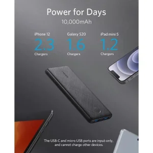 پاوربانک انکر مدل PowerCore III  A1247 ظرفیت 10000 میلی آمپر ساعت