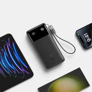 پاوربانک 30 وات انکر مدل A1384 ظرفیت 20000 میلی آمپر ساعت به همراه کابل USB-C