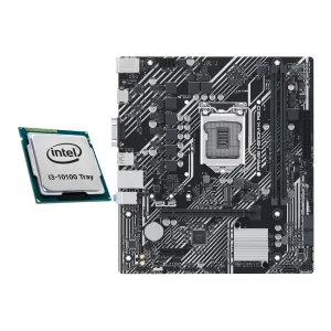 مادربرد ایسوس مدل PRIME H510M-K R2.0 به همراه پردازنده مرکزی اینتل مدل Core i3 10100-Tray