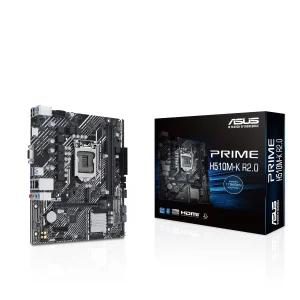 مادربرد ایسوس مدل PRIME H510M-K R2.0 به همراه پردازنده مرکزی اینتل مدل Core i3 10100-Tray