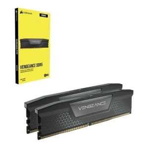 رم دسکتاپ کورسیر DDR5 دو کاناله 32 گیگابایت مدل VENGEANCE RGB سرعت 6200 مگاهرتز تایمینگ CL36 با هیت‌سینک خنک‌کننده