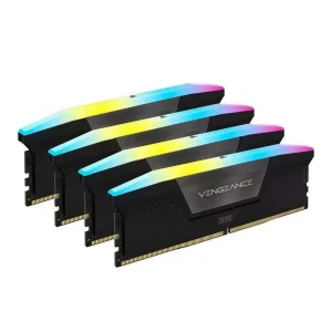 رم دسکتاپ کورسیر DDR5 دو کاناله 32 گیگابایت مدل VENGEANCE RGB سرعت 6200 مگاهرتز تایمینگ CL36 با هیت‌سینک خنک‌کننده
