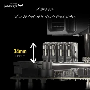 رم دسکتاپ ddr4 دو کاناله 3600 مگاهرتز cl18 کورسیر مدل Vengeance ظرفیت 16 گیگابایت