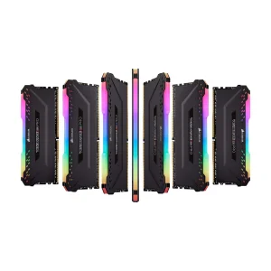 رم دسکتاپ DDR4 دو کاناله 3600 مگاهرتز CL18 کورسیر مدل VENGEANCE RGB PRO ظرفیت 16 گیگابایت