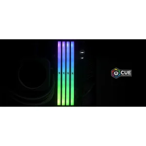 رم دسکتاپ کورسیر DDR5 دو کاناله 32 گیگابایت 6000 مگاهرتز مدل VENGEANCE RGB با تایمینگ CL36 و هیت‌سینک خنک‌کننده