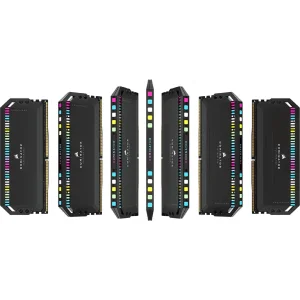 رم دسکتاپ DDR5 دو کاناله 5600 مگاهرتز CL36 کورسیر مدل Dominator Platinum RGB ظرفیت 32 گیگابایت