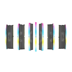 رم دسکتاپ کورسیر مدل VENGEANCE RGB DDR5 دو کاناله ظرفیت 64 گیگابایت سرعت 5600 مگاهرتز تایمینگ CL40 همراه هیت‌سینک خنک‌کننده