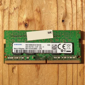 رم لپ‌تاپ DDR4 تک کاناله 2133 مگاهرتز cl17 سامسونگ مدل 1Rx8 PC4 ظرفیت 8 گیگابایت