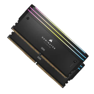 رم دسکتاپ DDR5 دو کاناله 7200 مگاهرتز CL34 کورسیر مدل Dominator TITANIUM RGB ظرفیت 32 گیگابایت