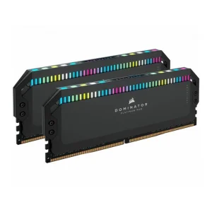 رم دسکتاپ کورسیر Dominator Platinum RGB DDR5 دو کاناله 32 گیگابایت 6000 مگاهرتز CL36 با هیت‌سینک خنک‌کننده