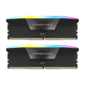 رم دسکتاپ کورسیر مدل VENGEANCE RGB DDR5 دو کاناله 32 گیگابایت 5600 مگاهرتز تایمینگ CL40 با هیت‌سینک خنک‌کننده