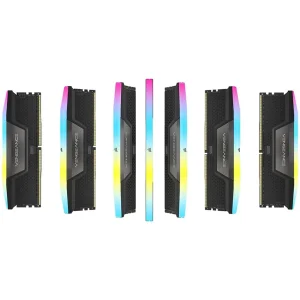 رم دسکتاپ کورسیر مدل VENGEANCE RGB DDR5 دو کاناله 32 گیگابایت 5600 مگاهرتز تایمینگ CL40 با هیت‌سینک خنک‌کننده