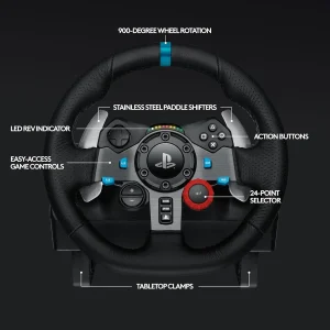 فرمان بازی لاجی مدل G29 Driving Force مخصوص PS4/PC
