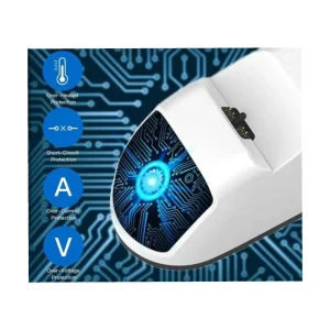 پایه شارژر دسته بازی مدل NXG-PS5D-0515BWHT
