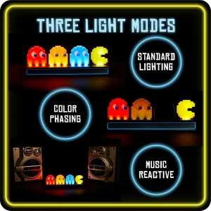 آیکون لایت پک-من مدل Paladone Pac Man and Ghosts Light