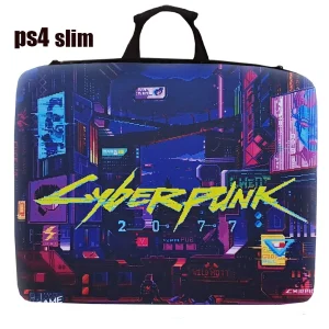 کیف حمل کنسول پلی استیشن ۴ اسلیم مدل Cyberpunk PS4145 slim