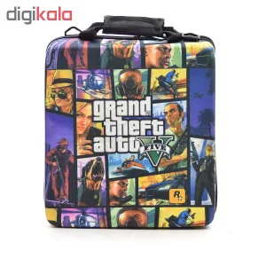 کیف حمل پلی استیشن 4 Pro طرح GTA