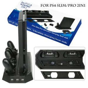 پایه خنک کننده و شارژر پلی استیشن 4  مدل YH-24