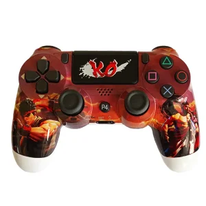 دسته بی سیم پلی استیشن 4 playx مدل Street Fighter 001 به همراه کیف