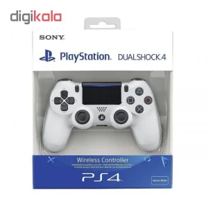 دسته بازی بی سیم مدل Dualshock 4 White مناسب برای PS4