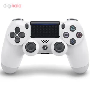 دسته بازی بی سیم مدل Dualshock 4 White مناسب برای PS4