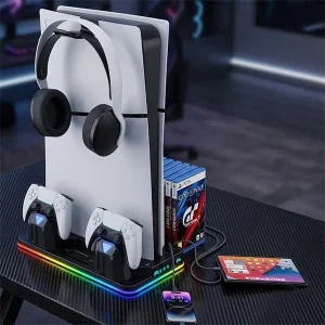 پایه فن و شارژر دسته پلی استیشن 5 دداسکول مدل DS-MZ8043 RGB