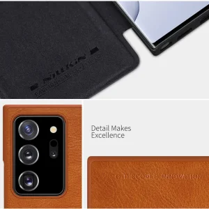 کیف کلاسوری نیلکین مدل QIN مناسب برای گوشی موبایل سامسونگ GALAXY NOTE 20 ULTRA