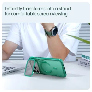 کاور نیلکین مدل Iceblade Prop Frame Transparent Lens Magnetic مناسب برای گوشی موبایل اپل iPhone 17 Pro