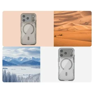 کاور نیلکین مدل Iceblade Prop Frame Transparent Lens Magnetic مناسب برای گوشی موبایل اپل iPhone 17 Pro