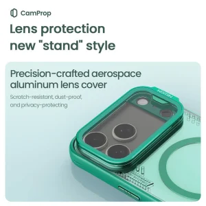 کاور نیلکین مدل Iceblade Prop Frame Transparent Lens Magnetic مناسب برای گوشی موبایل اپل iPhone 17 Pro