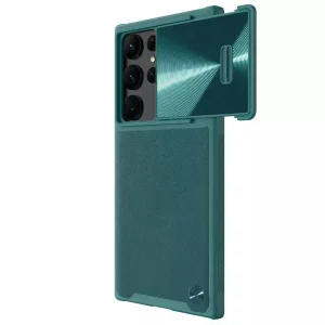 کاور نیلکین مدل CamShield Leather S Case مناسب برای گوشی موبایل سامسونگ Galaxy S23 Ultra