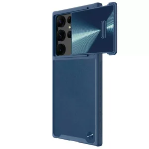 کاور نیلکین مدل CamShield Leather S Case مناسب برای گوشی موبایل سامسونگ Galaxy S23 Ultra