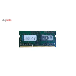 رم لپ تاپ کینگستون مدل  1333 DDR3 PC3 10600S MHz ظرفیت 4 گیگابایت