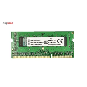 رم لپ تاپ کینگستون مدلDDR3 1600S MHz CL15 ظرفیت 8 گیگابایت