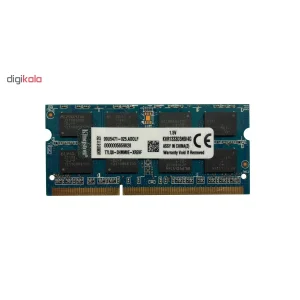 رم لپ تاپ کینگستون مدل 10600 DDR3 1333MHz ظرفیت 4 گیگابایت