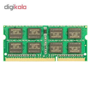 رم لپ تاپ DDR3L تک کاناله 1600 مگاهرتز CL11 کینگستون مدل ValueRAM ظرفیت 8 گیگابایت