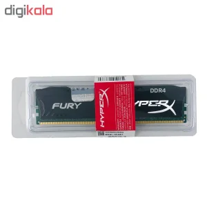 رم دسکتاپ DDR4 تک کاناله 2400 مگاهرتز CL15 کینگستون مدل HyperX Fury ظرفیت 16 گیگابایت